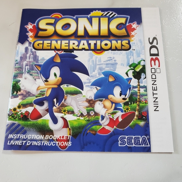 Sonic Generations Nintendo 3DS Video Game SEGA *TESTED* - Picture 4 of 8